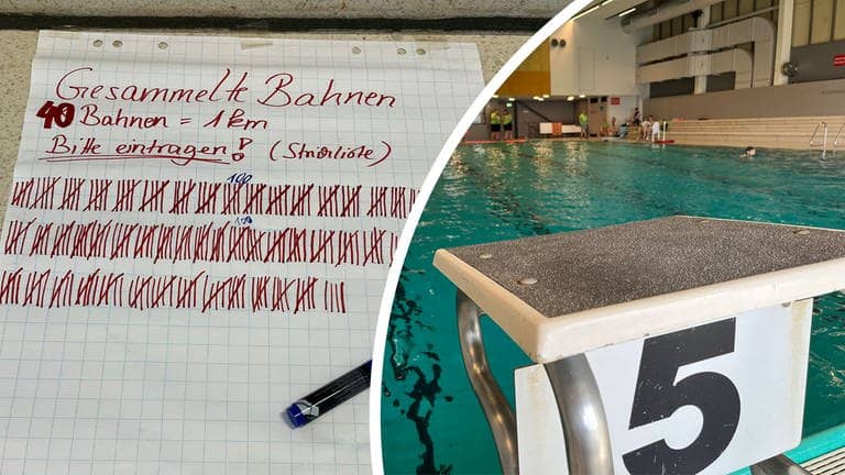 Benefiz-Schwimmen bei der 72-Stunden-Aktion in Gensingen