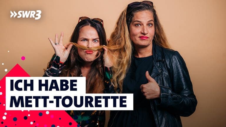 Comedy-Duo Suchtpotenzial mit Überschrift „Ich habe Mett-Tourette“