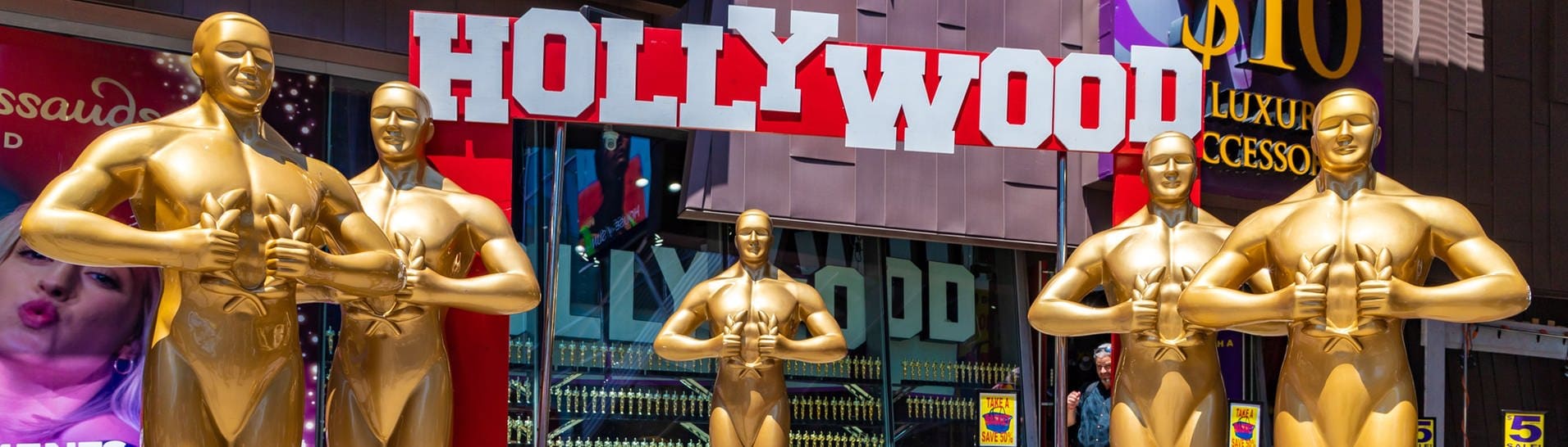 Oscar Statuen in Hollywood