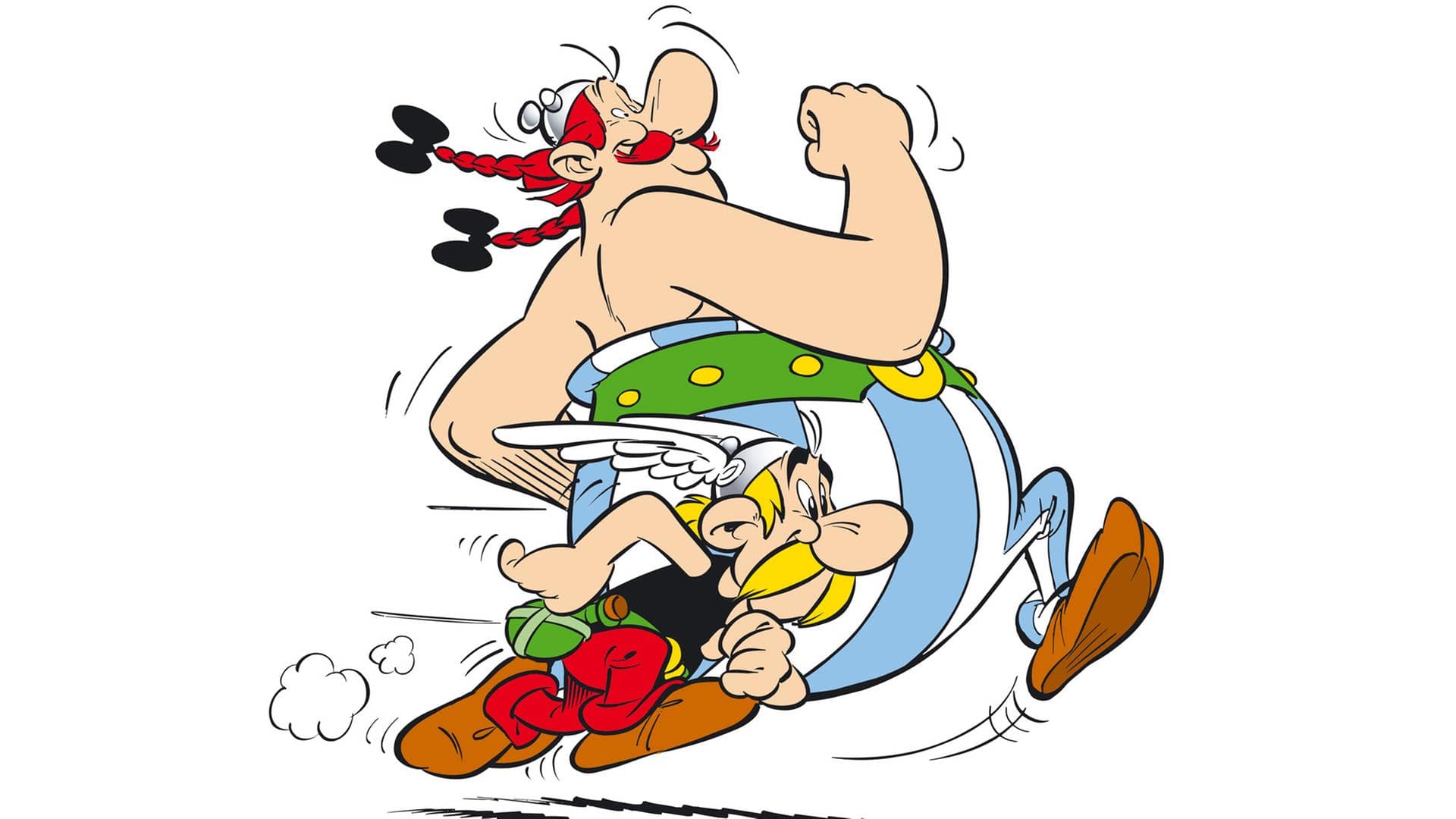 Szenen aus dem Comisc Asterix und Obelix