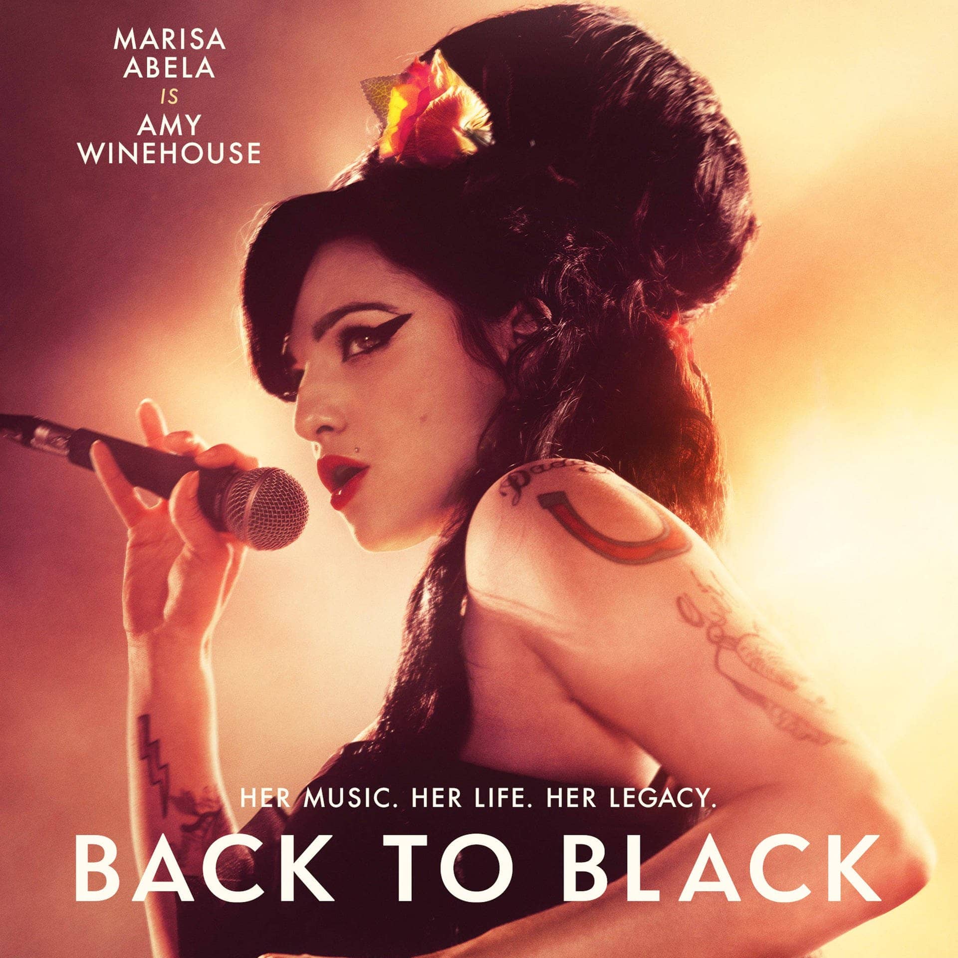 Szene aus dem Film über Amy Winehouse „Back to Black“ mit Marisa Abela