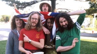 Die Band Supertramp im Jahr 1977.