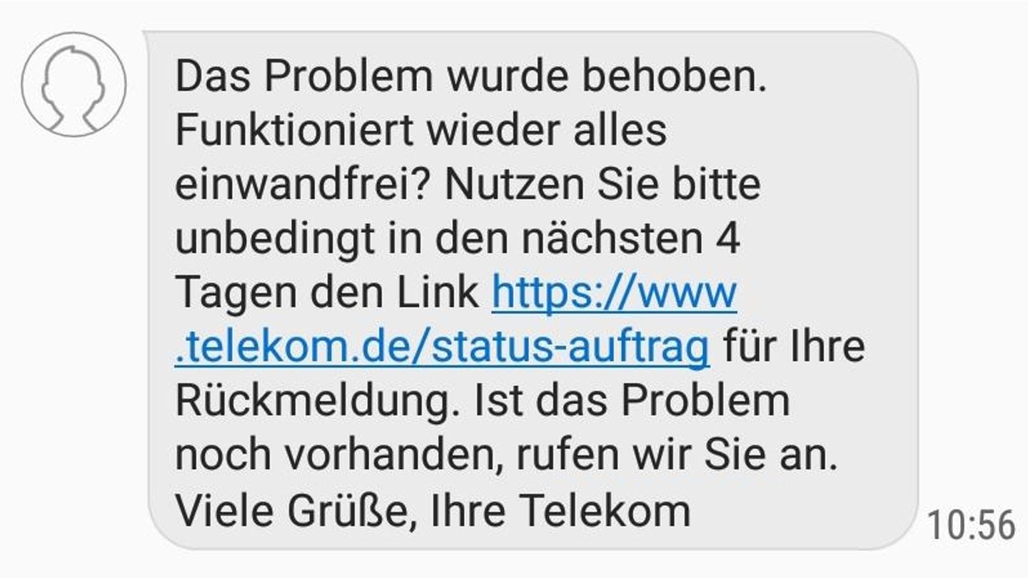 Betrug: Fake-SMS Von Telekom & Co.