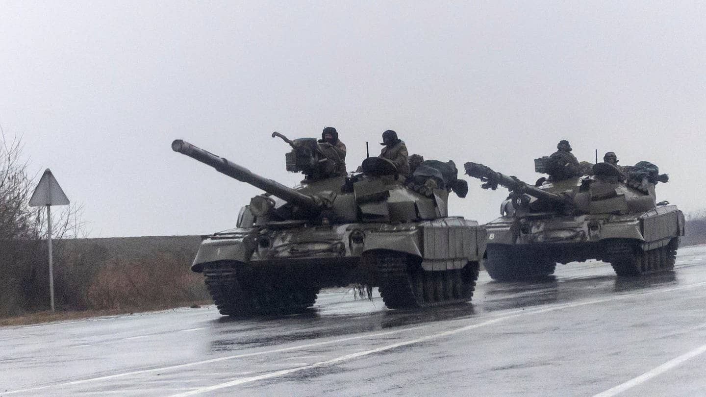 Russische Panzer in der Ukraine