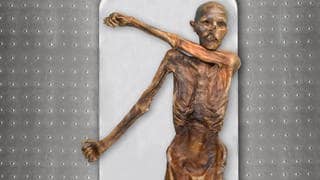Die berühmte Ötzi-Mumie in Bozen.