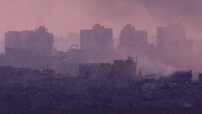 Gaza-Stadt liegt in Trümmern. (Foto: Reuters)