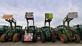 Bauernprotest Stuttgart am Cannstatter Wasen