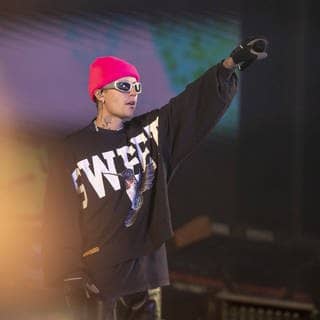 Justin Bieber bei seinem Konzert auf dem Big Slap Festival in Malmö, Schweden, am 5. August 2022.