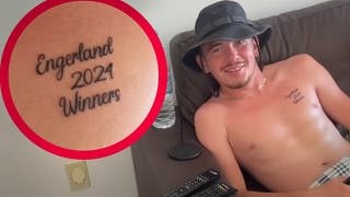 Tattoo-Fail eines Fußball-Fans aus England