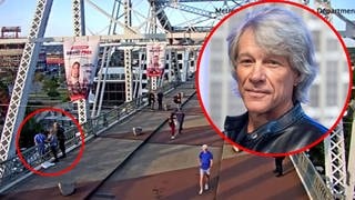 Sänger Bon Jovi rettete eine Frau vor dem Selbstmord. Sie wollte von einer Brücke springen.