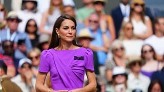 Die Prinzessin von Wales, Kate Middleton, beim Wimbledon Tennis Championship in London im Juli 2024.