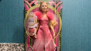 Auf der Rückseite dieser Barbie hat Mattel aus Versehen den Link einer Porno-Seite abgedruckt. Die Figuren stammen aus dem Kinofilm „Wicked“.