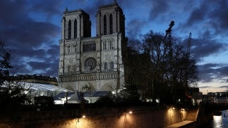 Prächtig wie in alter Zeit: Notre-Dame zwei Tage vor der offiziellen Wiedereröffnung.