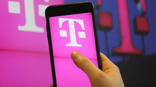 Handy mit Telekom-Logo