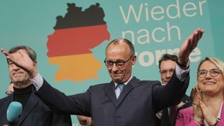 Unions-Spitzenkandidat Friedrich Merz kann neuer Kanzler werden. CDUCSU werden stärkste Kraft bei der Bundestagswahl