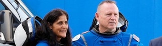 Die Astronauten William und Wilmore sitzen seit 9 Monaten auf der ISS fest. Jetzt soll eine SpaceX-Rekete sie zurück holen.