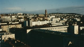 Die Stadt Pforzheim – vor und nach dem Luftangriff 1945.