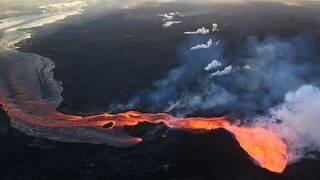 Lava des Vulkans Kilauea