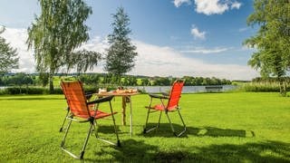 Camping im Sommer