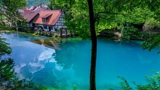 Das Ausflugsziel Blautopf in Baden-Württemberg