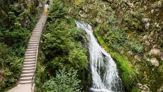 Das beliebte Ausflugsziel: Allerheiligen-Wasserfälle bei Oppenau in BW