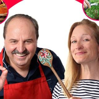 Johann Lafer und Sabrina Kemmer beim Koch-Coaching für SWR3