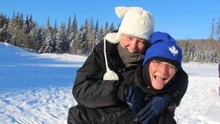 Reise-Gewinner in Kanada -  SWR3 Elch und weg Québec
