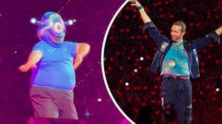 Coldplay-Konzert: Security-Mann kommt auf die Bühne