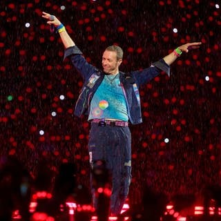 Coldplay: Vor dem Konzert in München stand eines in der Merkur an.