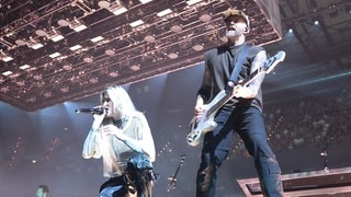 Linkin Park spielt ein Konzert in Hamburg während ihrer „From Zero World Tour“.