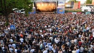 Konzertstimmung beim SWR3 Open Air in Mainz