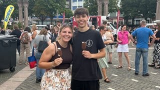 Der Eistruck während der SWR3 Eischallenge mit kostenlosem Eis in Pirmasens