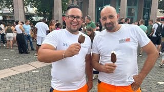 Der Eistruck während der SWR3 Eischallenge mit kostenlosem Eis in Pirmasens