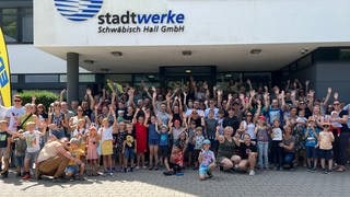 Der Eistruck zu Besuch in Schwäbisch Hall während der SWR3 Eis-Challenge 2024