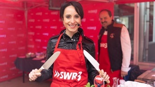 SWR3 Grillparty 2019: Schauspielerin Stephanie Stumph und Johann Lafer