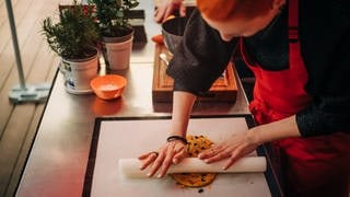 Gegrillter Salat im Knusperkasten