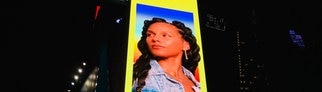 Alicia Keys Plakat am Times Square