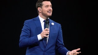 Michael Buble bei einem Konzert in der Allstate Arena in Rosemont, Chicago