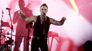 Robbie Williams bei seinem Open Air Konzert in München 2022