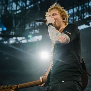 Ed Sheeran bei einem Konzert in Amsterdam 2022