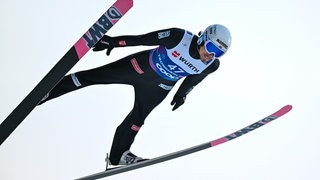 Ski nordisch, Weltmeisterschaft, Skispringen - Großschanze, Herren. Johann Andre Forfang aus Norwegen springt von der Schanze.