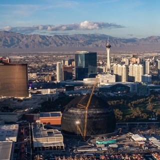 Die The Sphere Konzerthalle in Las Vegas