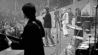 Die Rolling Stones 1965 bei einem Auftritt in Münster