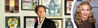 Der deutsche Songwriter Toby Gad und die Sängerin Madonna