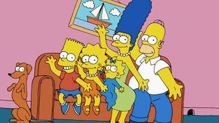 Familie Simpson auf dem Sofa