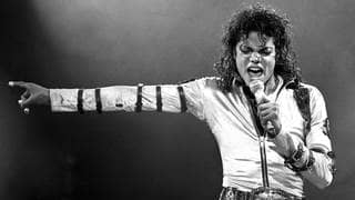 Michael Jackson bei einem Auftritt 1980