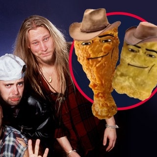 Die schwedische Band Rednex 1995 in Dortmund, durch eine Cover-Version mit einem Comedy-Video mit Chicken Nuggets geht ihr Song „Cotton Eye Joe“ viral