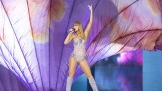 Sängerin Taylor Swift während einem Konzert in Polen