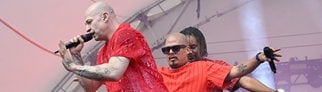 Die Band Culcha Candela bei einem Konzert auf dem Hockenheimring