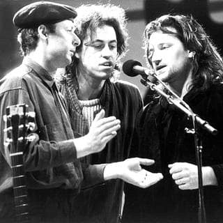 Van Morrison, Bob Geldof, And Bono